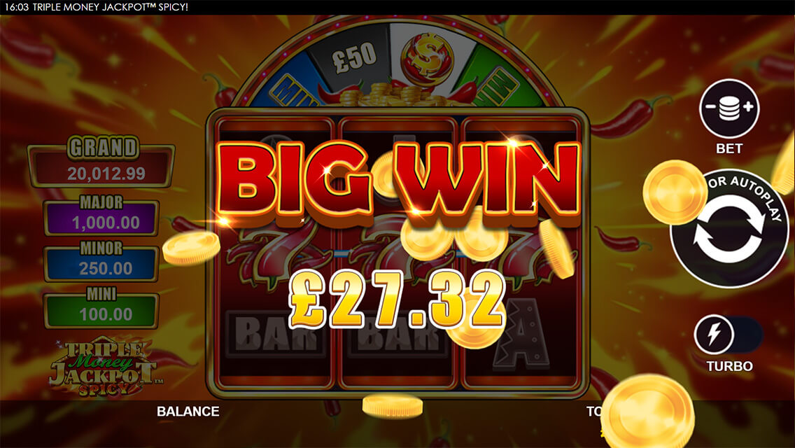 Triple Money Jackpot Spicy!